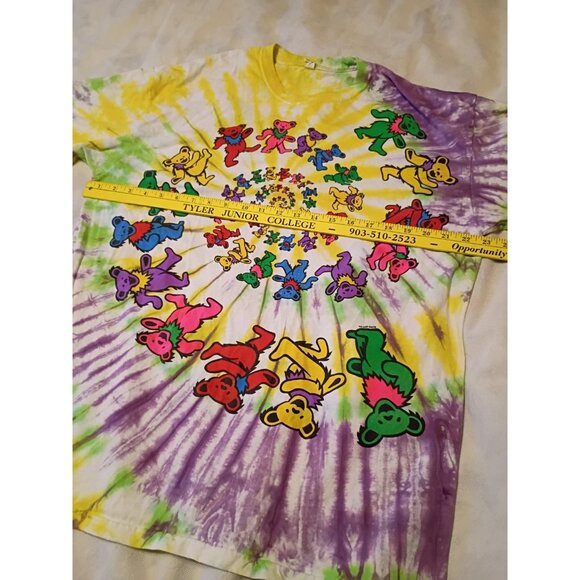 Vintage Grateful Dead Spiral Bears Tie Dye Size XL GDM - Picture 8 of 14